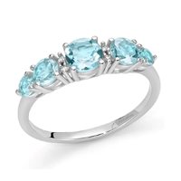 Anillo Miluna Mujer in Oro blanco Topazio LID4083X